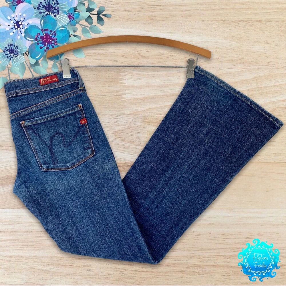 Citizens of Humanity Ingrid Low Waist Flair Jeans; 27
